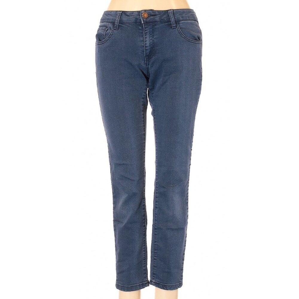 Forever 21 blue skinny cropped jeggings size 26 waist
